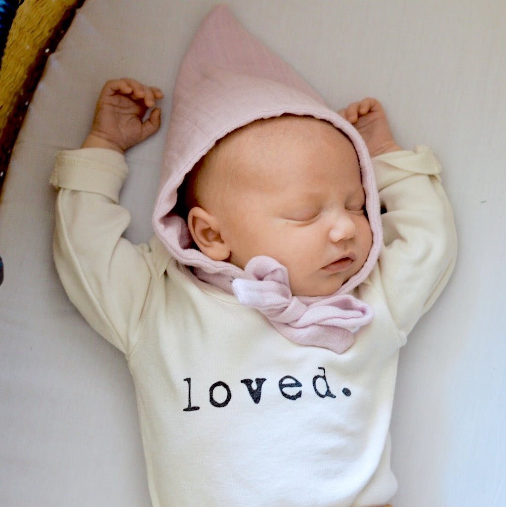 Loved. Organic Baby Bodysuit Long Sleeve — Tenth & Pine