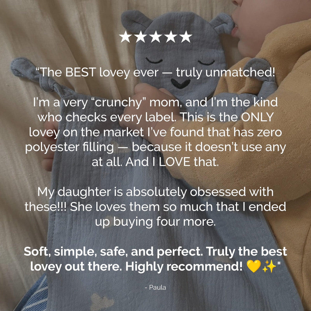 100% Muslin Lovey - Windy — Parker Baby Co.