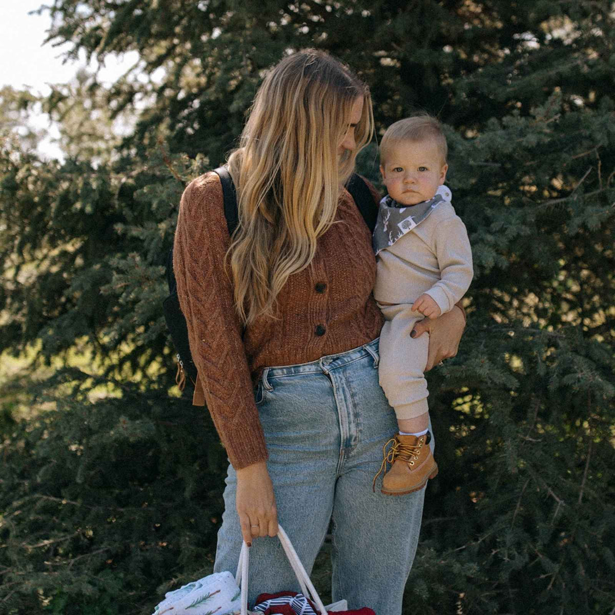Lumberjack Bandana Bib Set — Parker Baby Co.