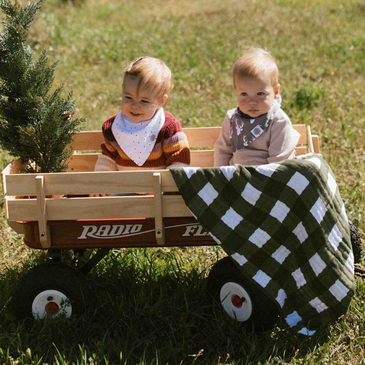 Lumberjack Bandana Bib Set — Parker Baby Co.