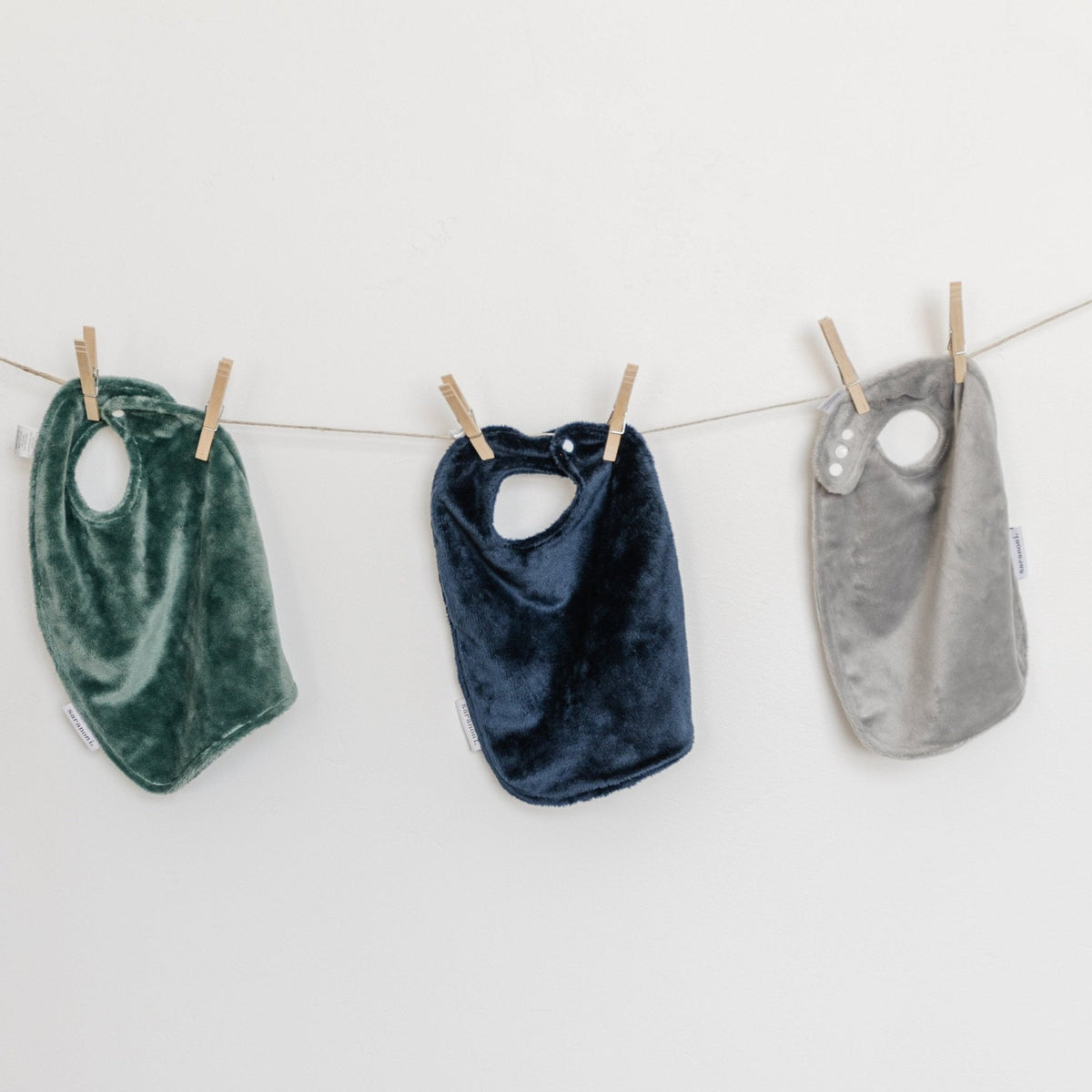 Minky Bibs 3-Pack — Saranoni