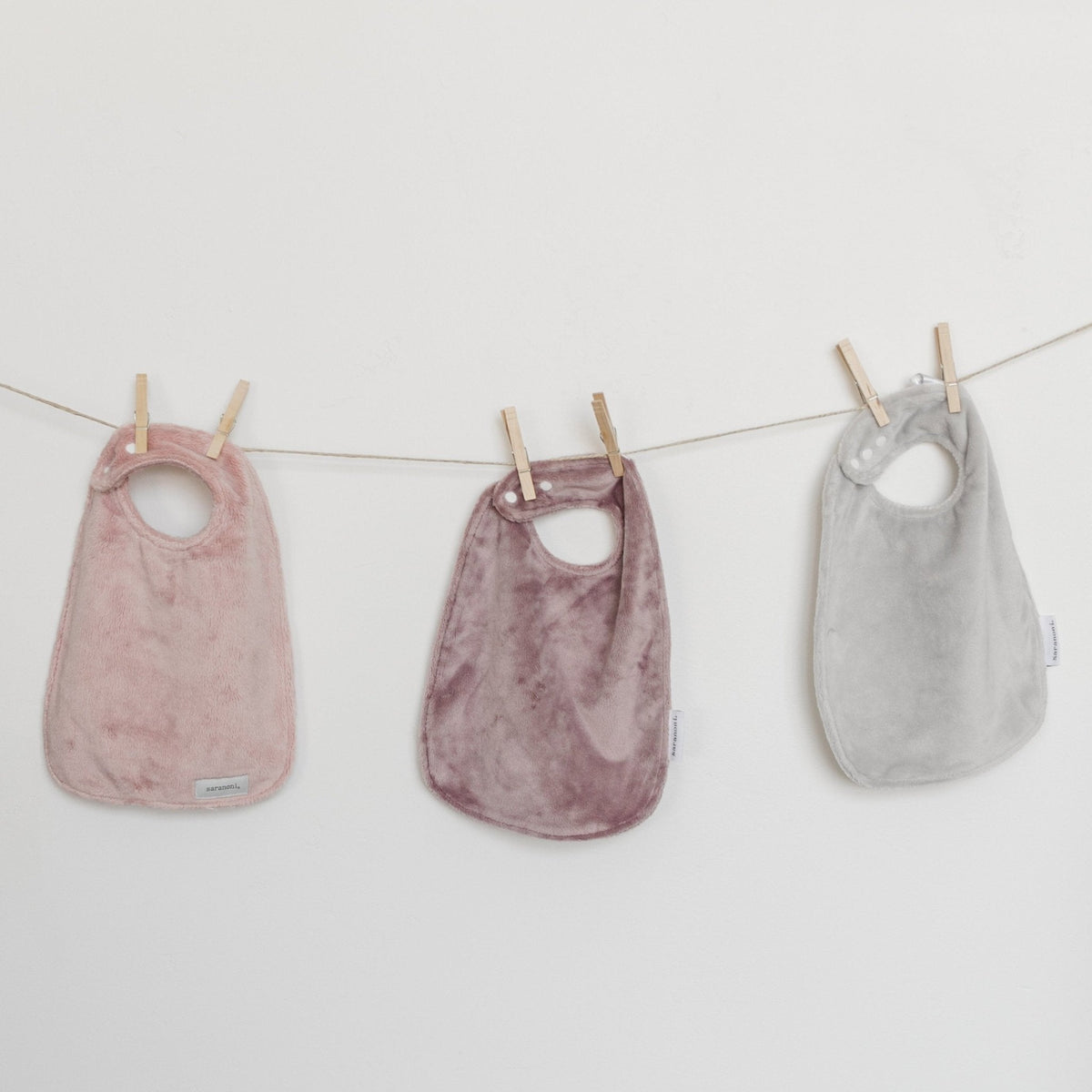 Minky Bibs 3-Pack — Saranoni