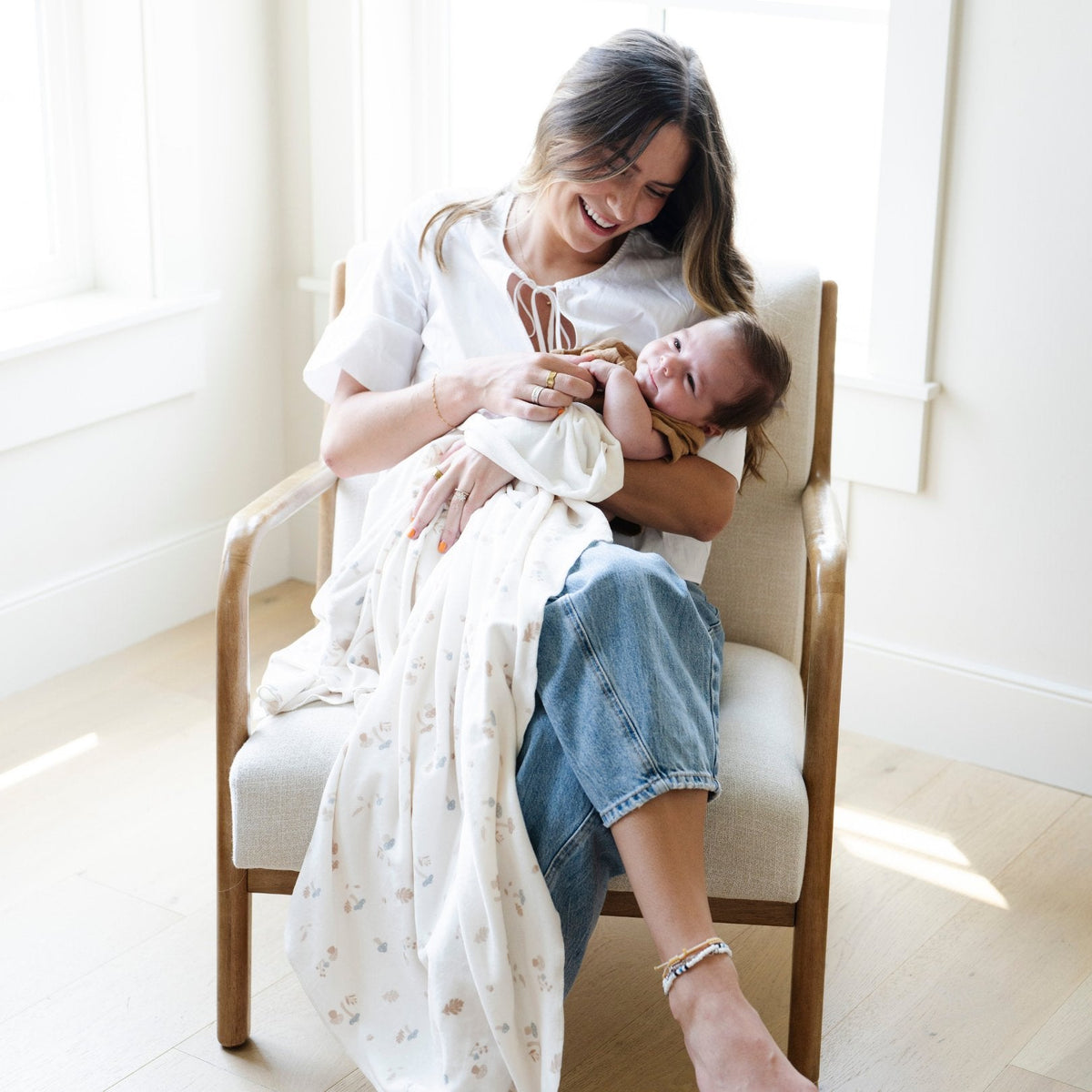 Minky Stretch Luxe Swaddle/Blanket — Saranoni