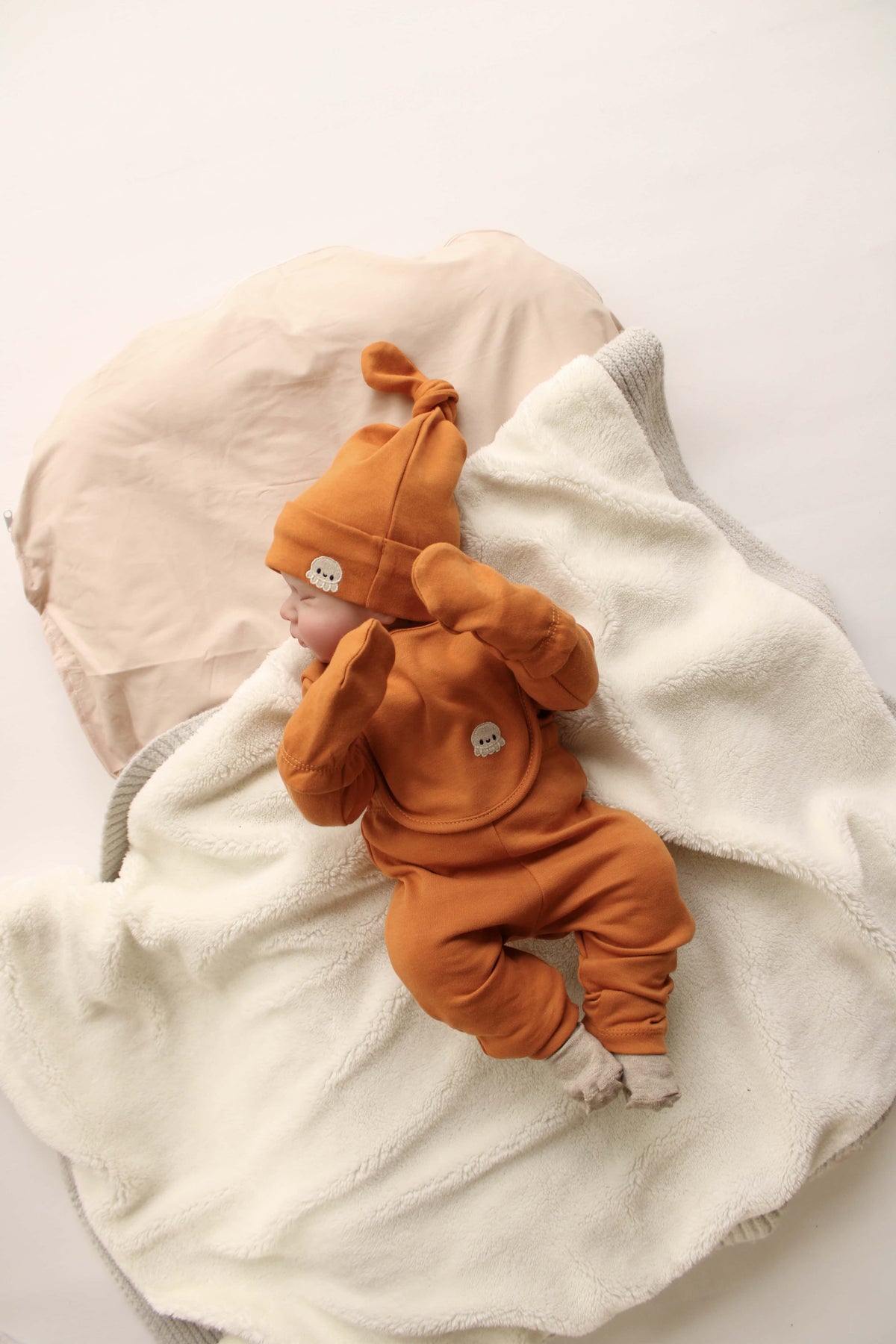 Octopus Patterned 5 Piece Newborn Set — Honey and Hive