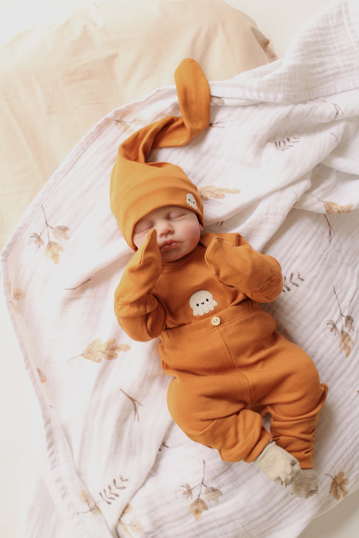 Octopus Patterned 5 Piece Newborn Set — Honey and Hive
