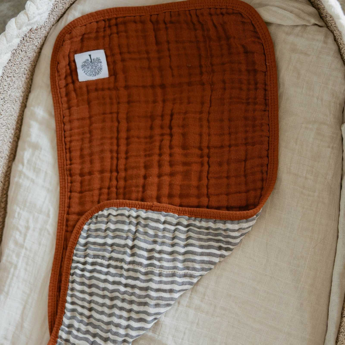 Pebble Set - Muslin Burp Cloths (4 Pack) — Parker Baby Co.
