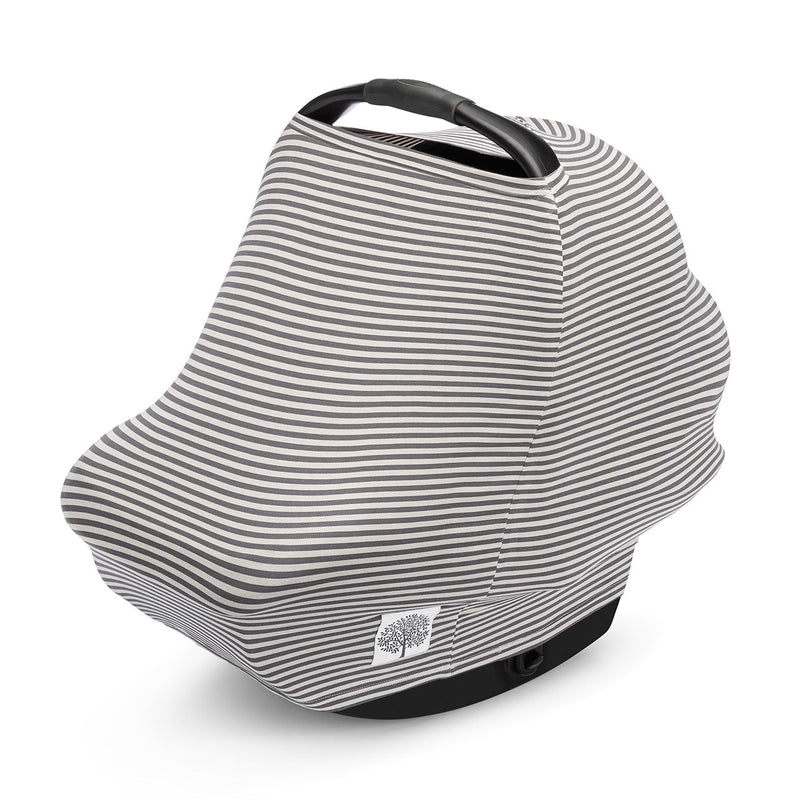 Multi-use Cover, Pewter Stripe — Parker Baby Co.