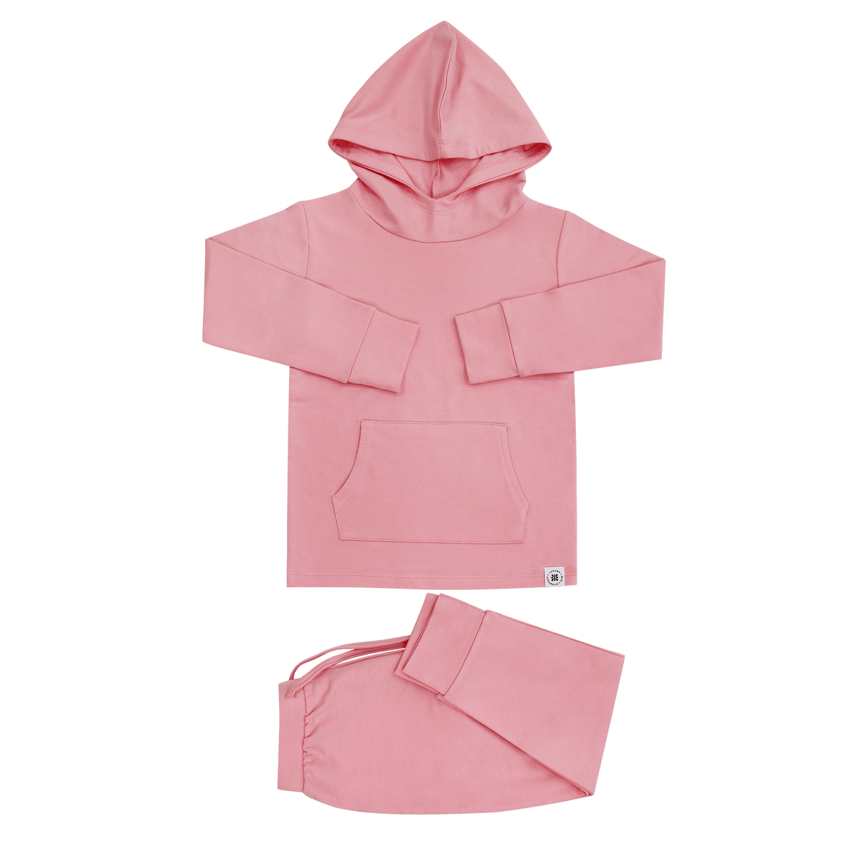 Pink Peony Hooded Jogger Set — Sweet Bamboo