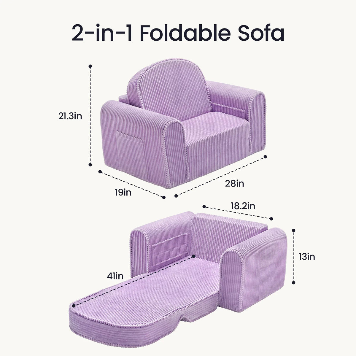 Tiny Land® GentleSnug Corduroy Kid Chair — Tiny Land