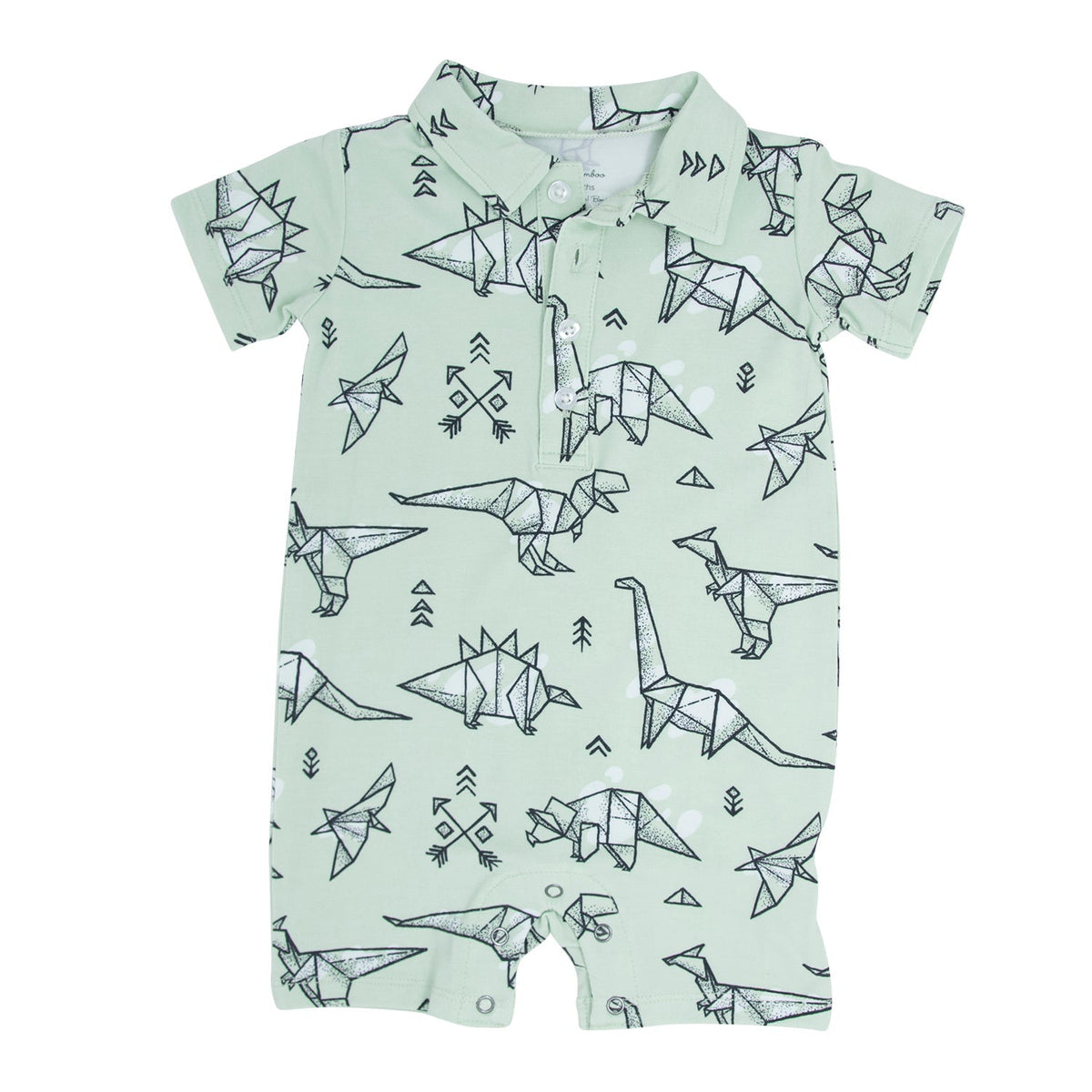 Polo Romper — Sweet Bamboo