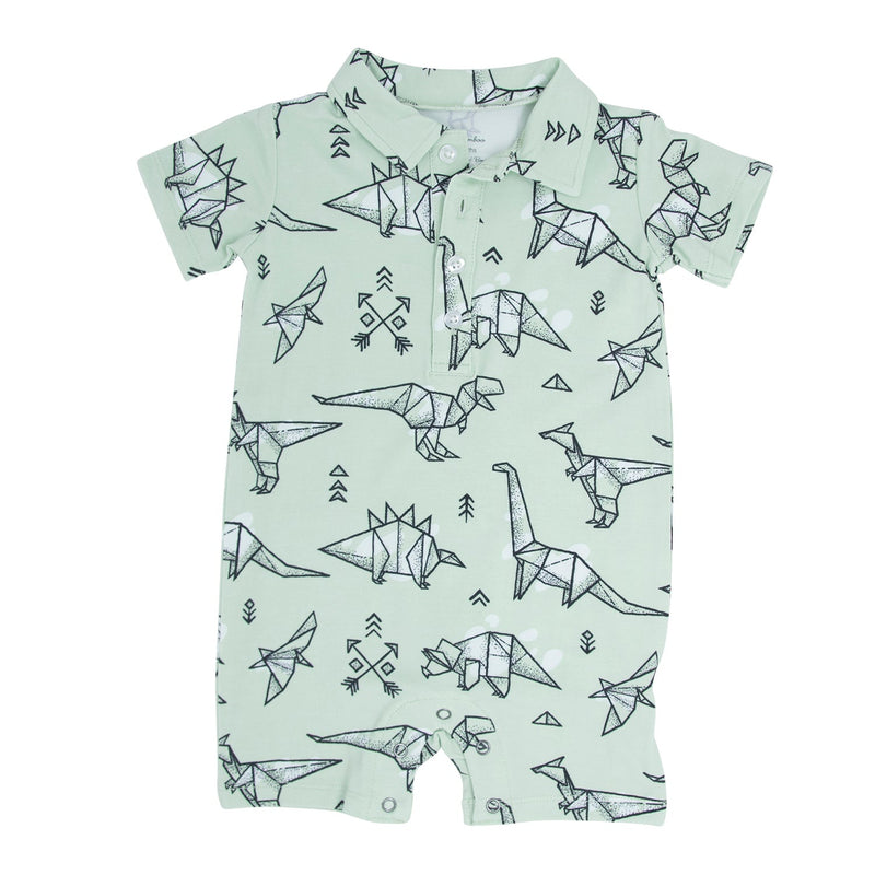 Polo Romper — Sweet Bamboo