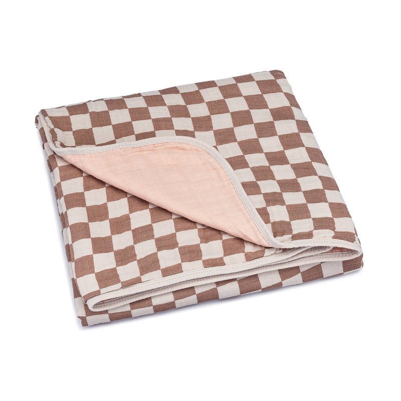 Rosewood Checker Quilt — Parker Baby Co.