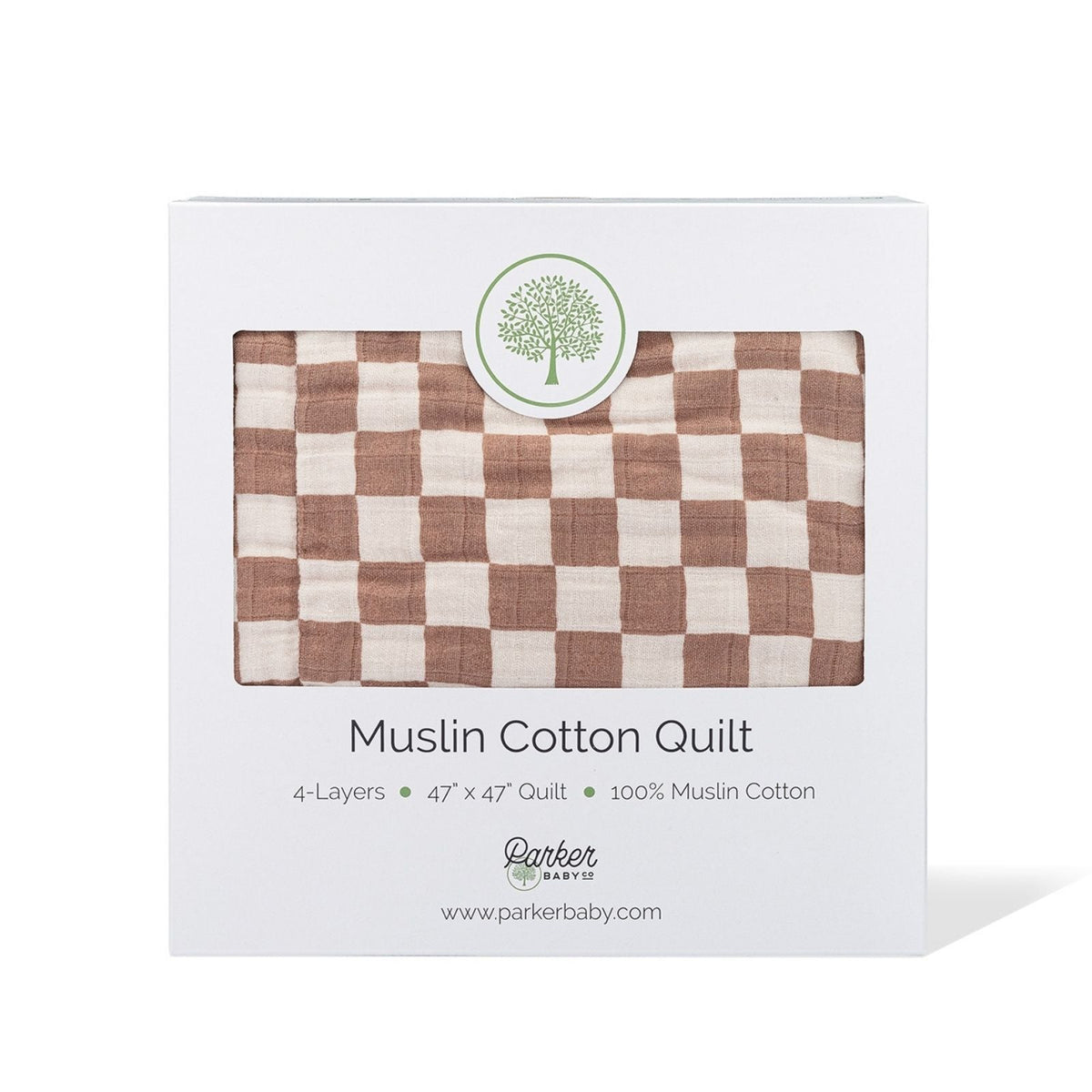 Rosewood Checker Quilt — Parker Baby Co.
