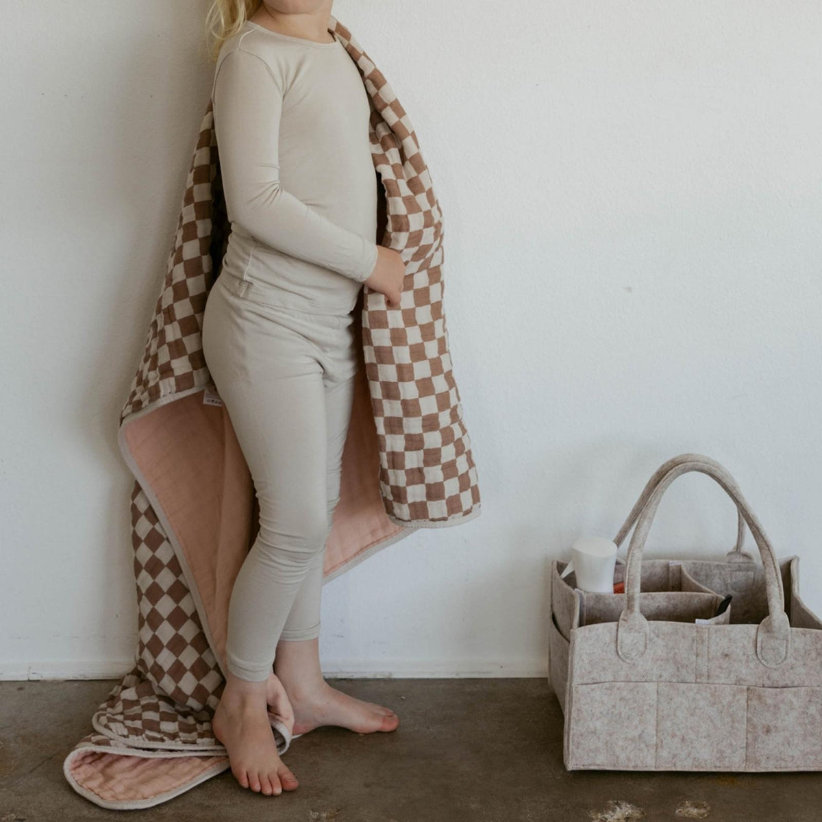 Rosewood Checker Quilt — Parker Baby Co.
