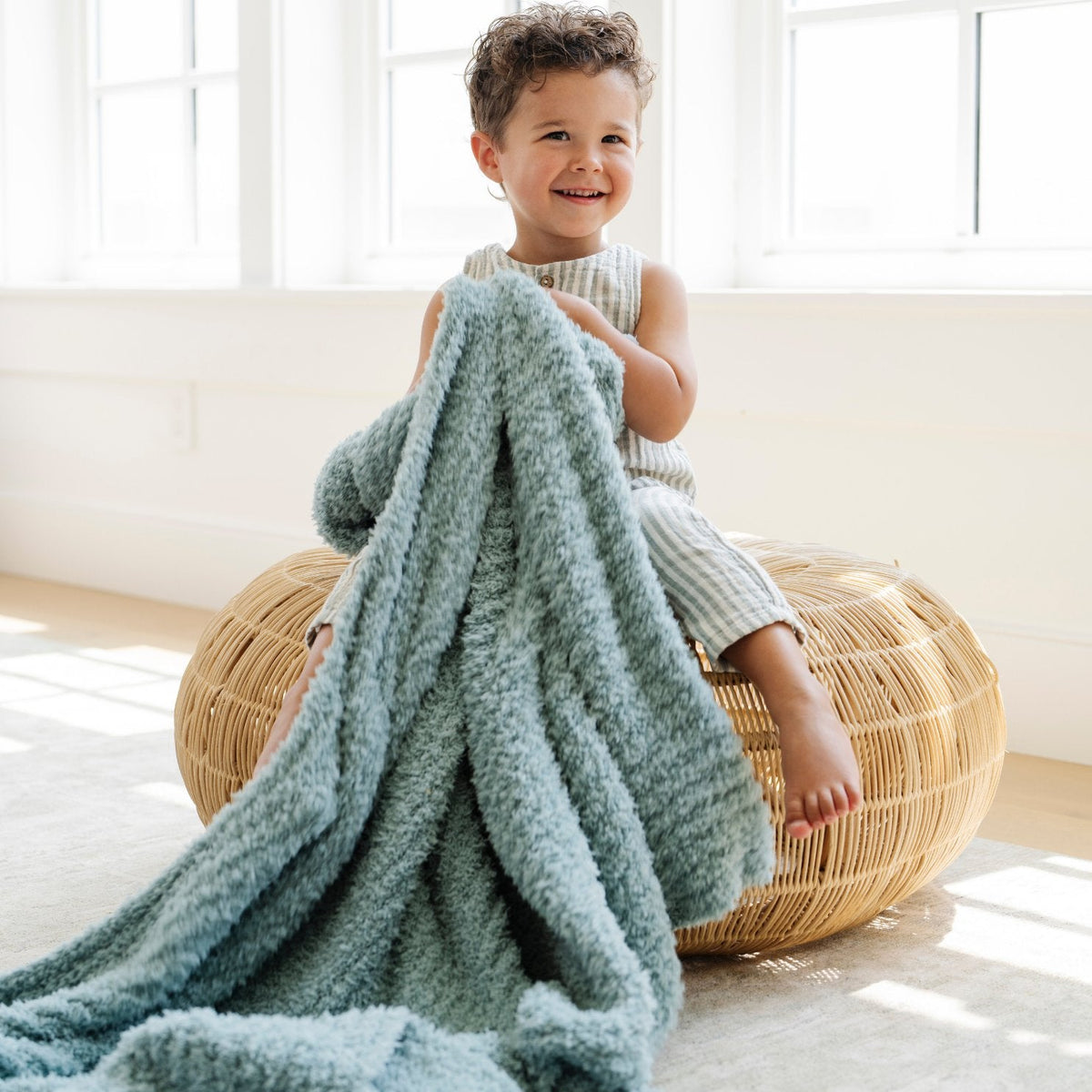 Ribbed Bamboni® Toddler Blankets — Saranoni