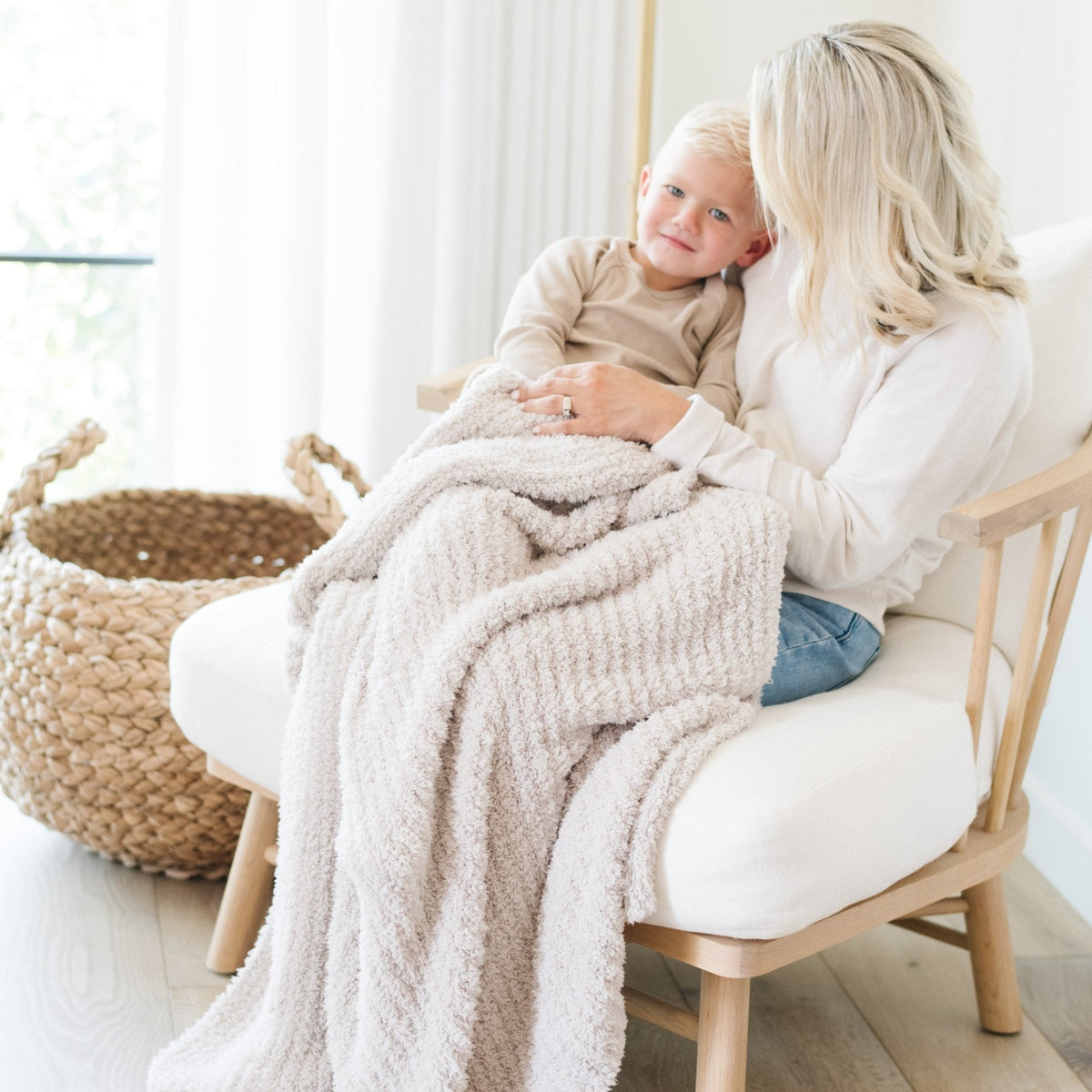 Ribbed Bamboni® Toddler Blankets — Saranoni
