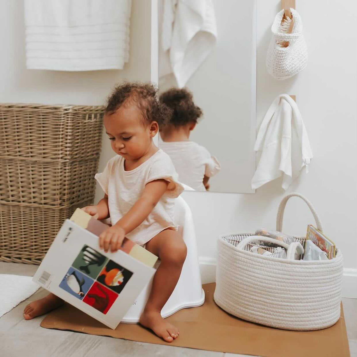 Rope Diaper Caddy — Parker Baby Co.