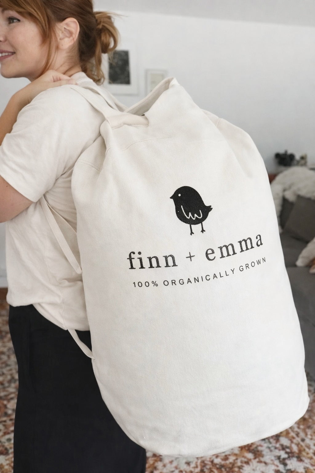 Macrame Organic Round Play Mat — Finn + Emma