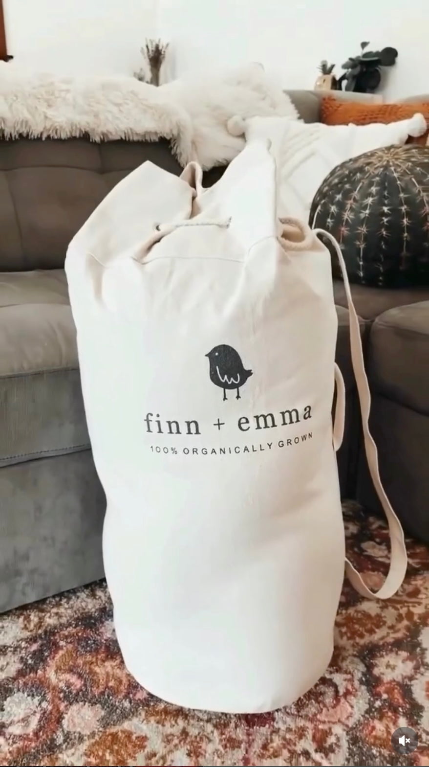 Macrame Organic Round Play Mat — Finn + Emma