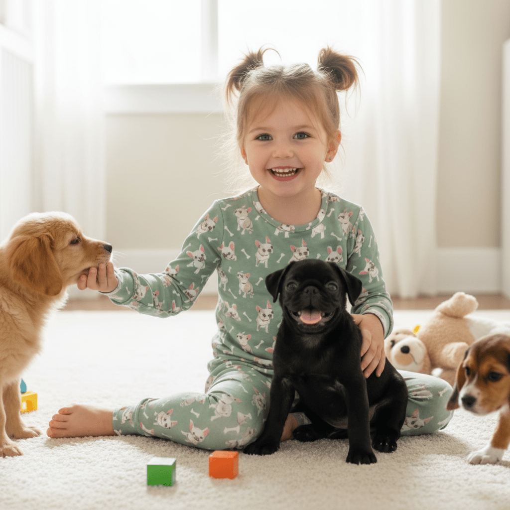 Ruff and Stuff Big Kid Pajama — Sweet Bamboo