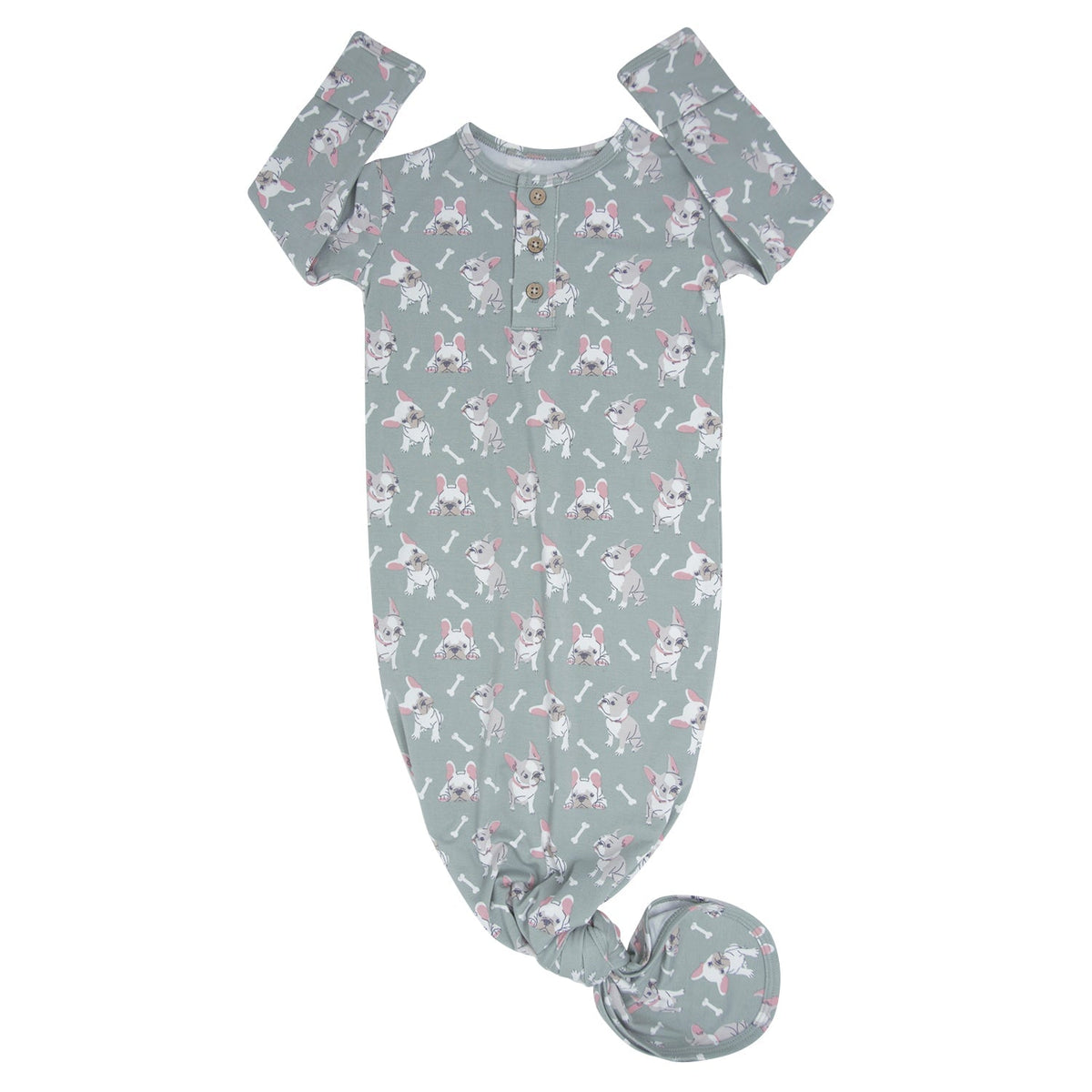 Ruff and Stuff Knotted Gown — Sweet Bamboo