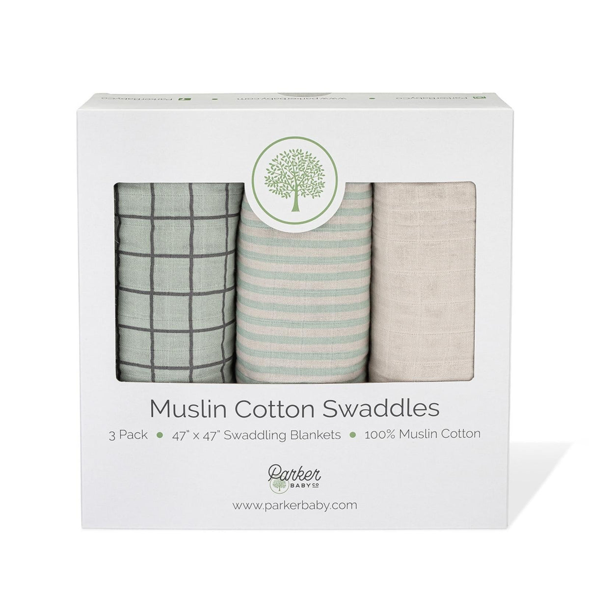 Sage Swaddle Set — Parker Baby Co.