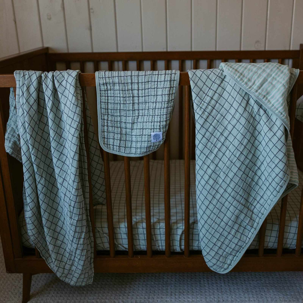 Sage Swaddle Set — Parker Baby Co.