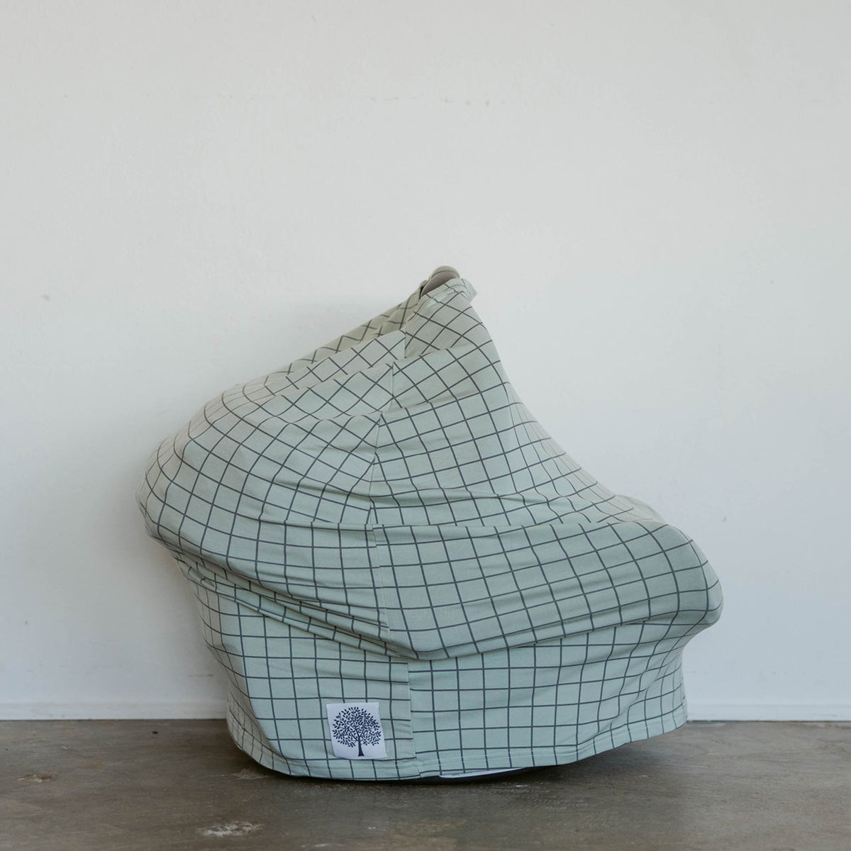 Multi-use Cover, Sage Windowpane — Parker Baby Co.