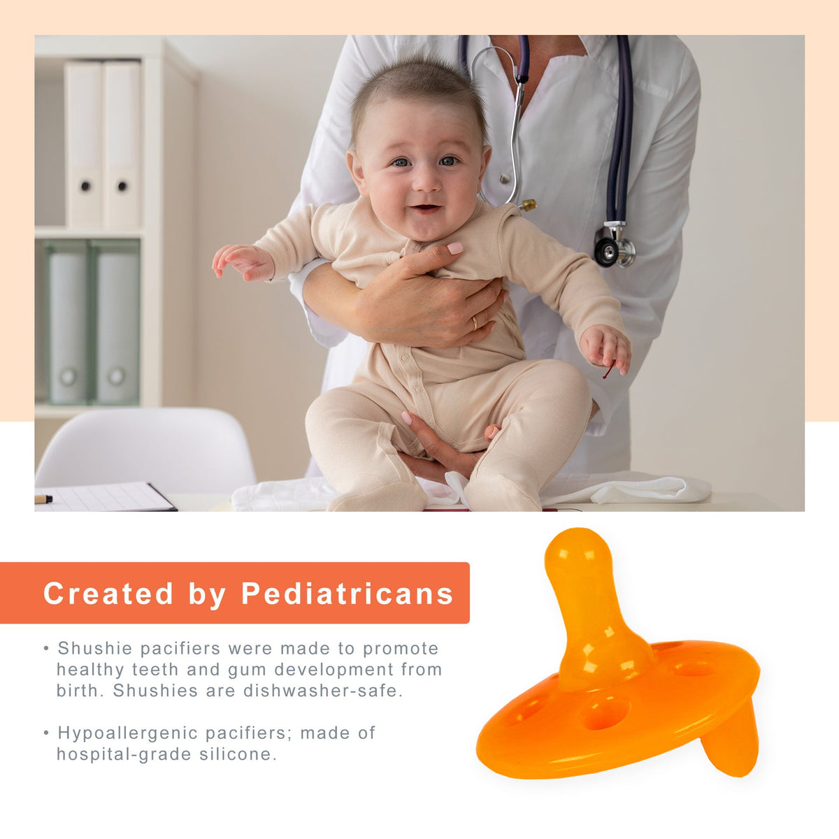 Firefly Portable Baby Sound Machine + Shushie Pacifier 2-Pack Bundle — Shusher