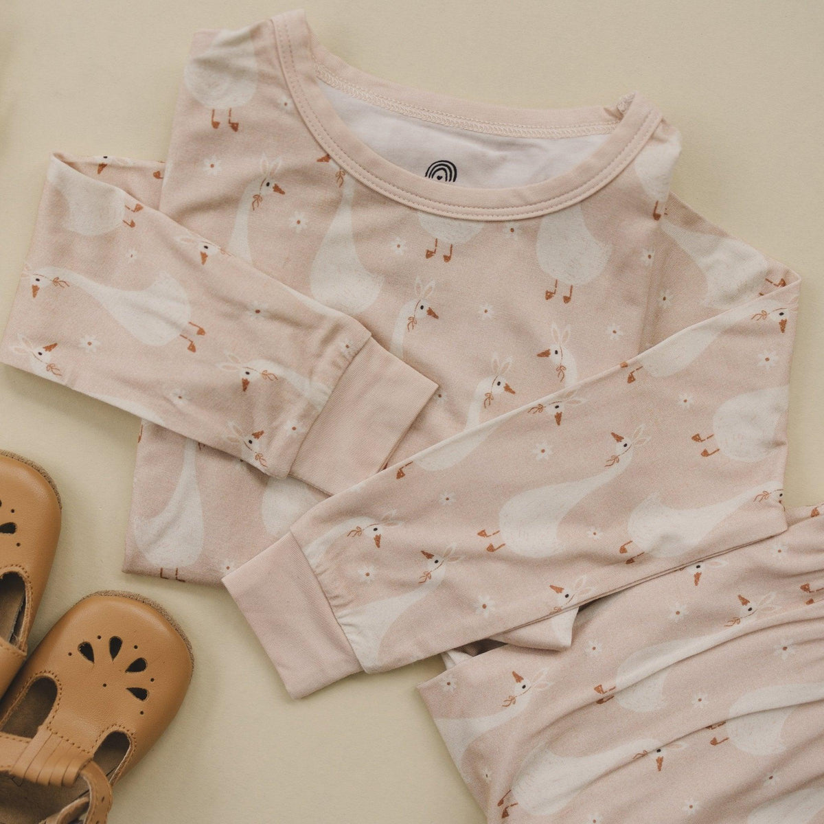 Silly Goose on the Loose 2pc Bamboo Pajamas — Little Joy Co.