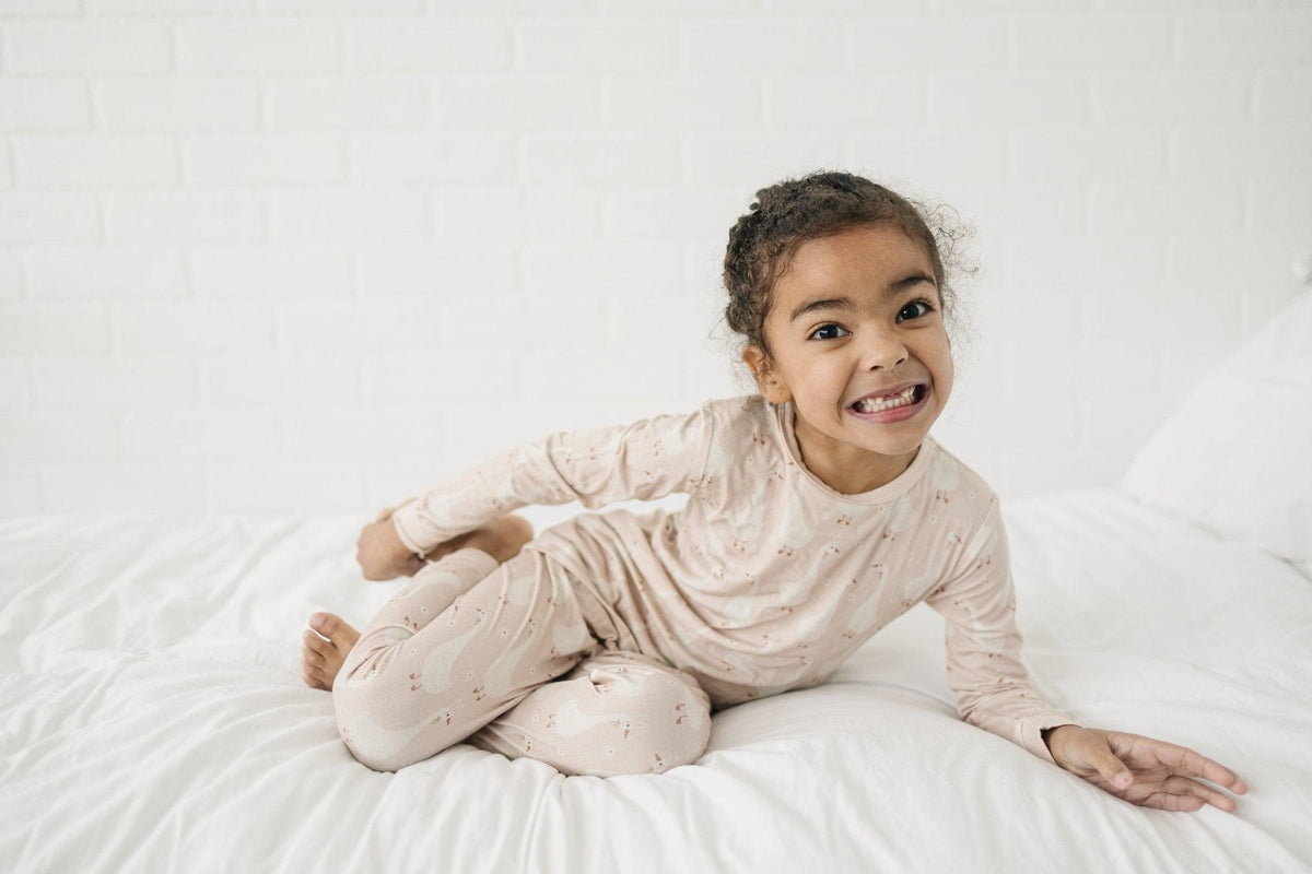 Silly Goose on the Loose 2pc Bamboo Pajamas — Little Joy Co.