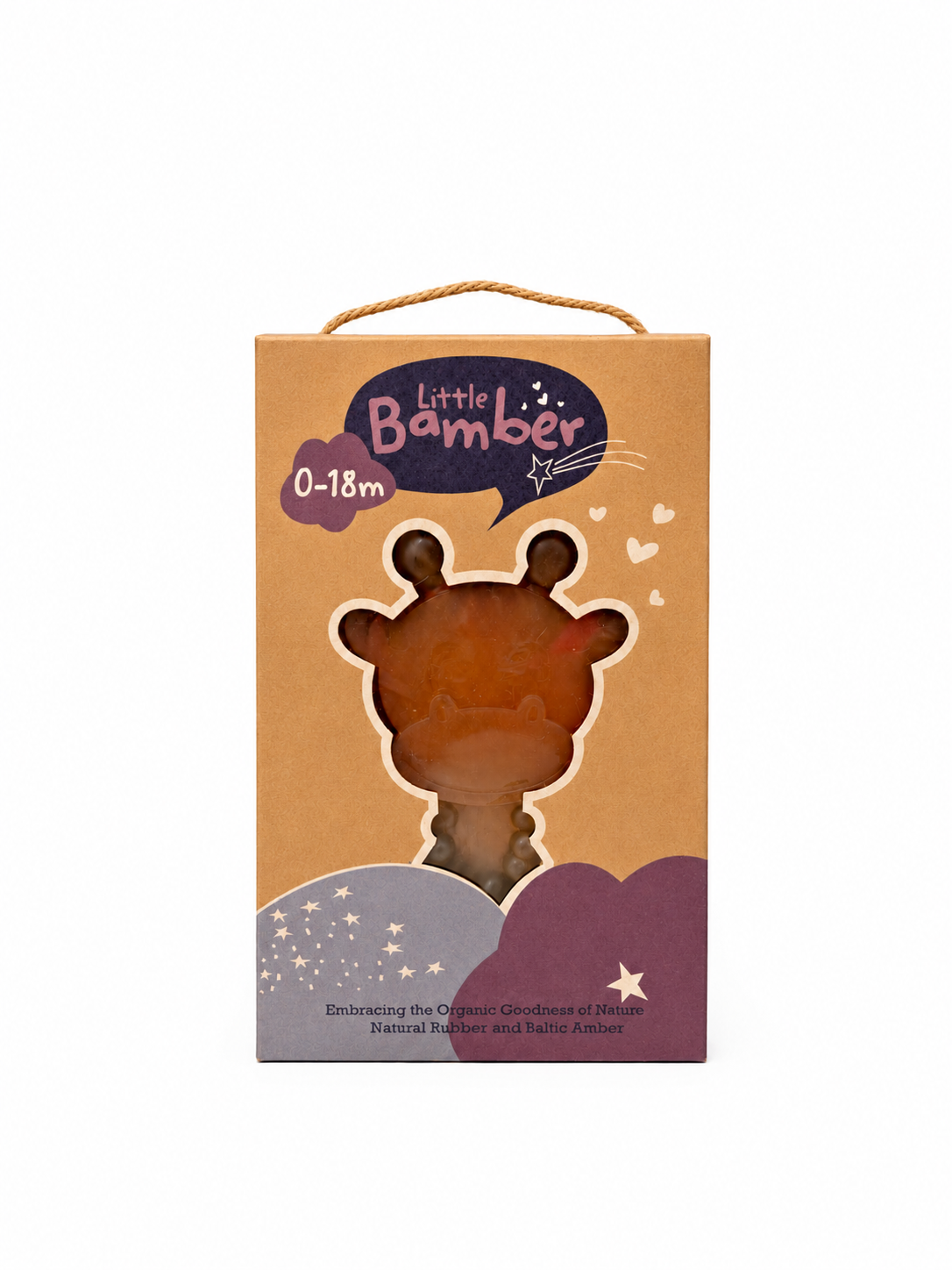 The Little Bamber - Natural Rubber & Baltic Amber Teething Toy — Bambeado