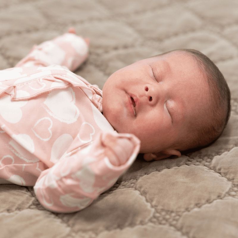 So Much Love Ruffle Footie — Sweet Bamboo
