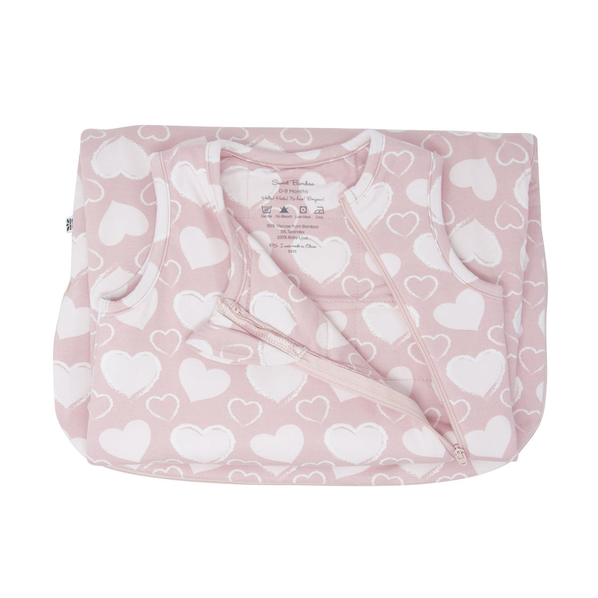 So Much Love Sleep Sack — Sweet Bamboo