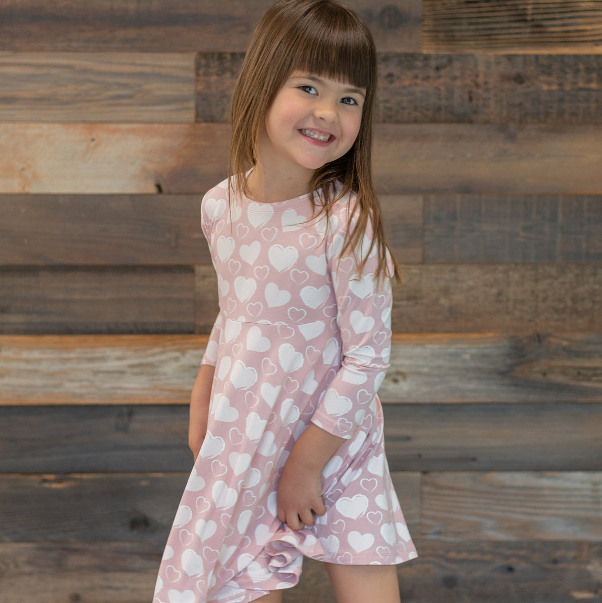 So Much Love Swirly Girl Dress — Sweet Bamboo