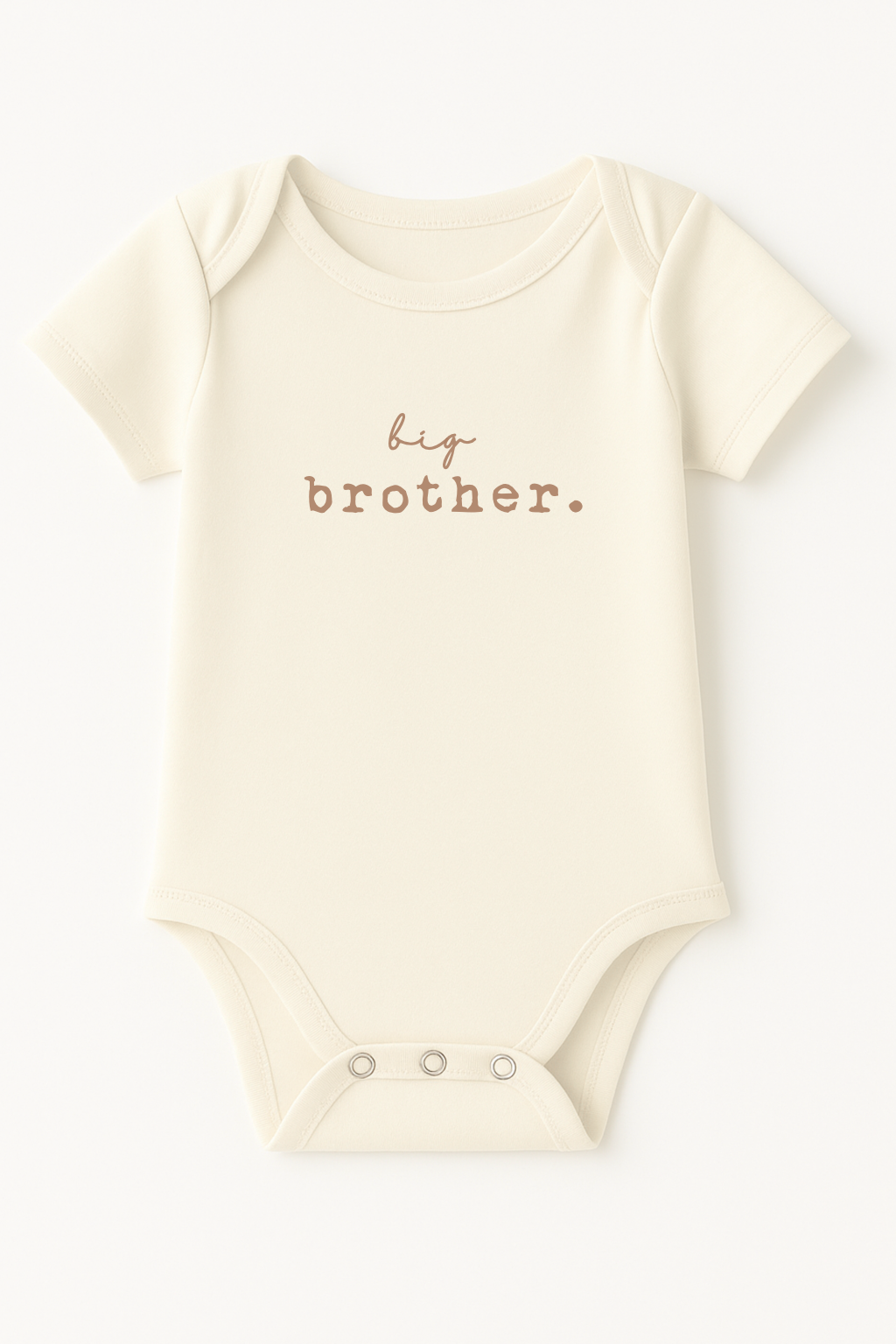 Big Brother Clay Organic Cotton Short Sleeve Baby Bodysuit — Tenth & Pine