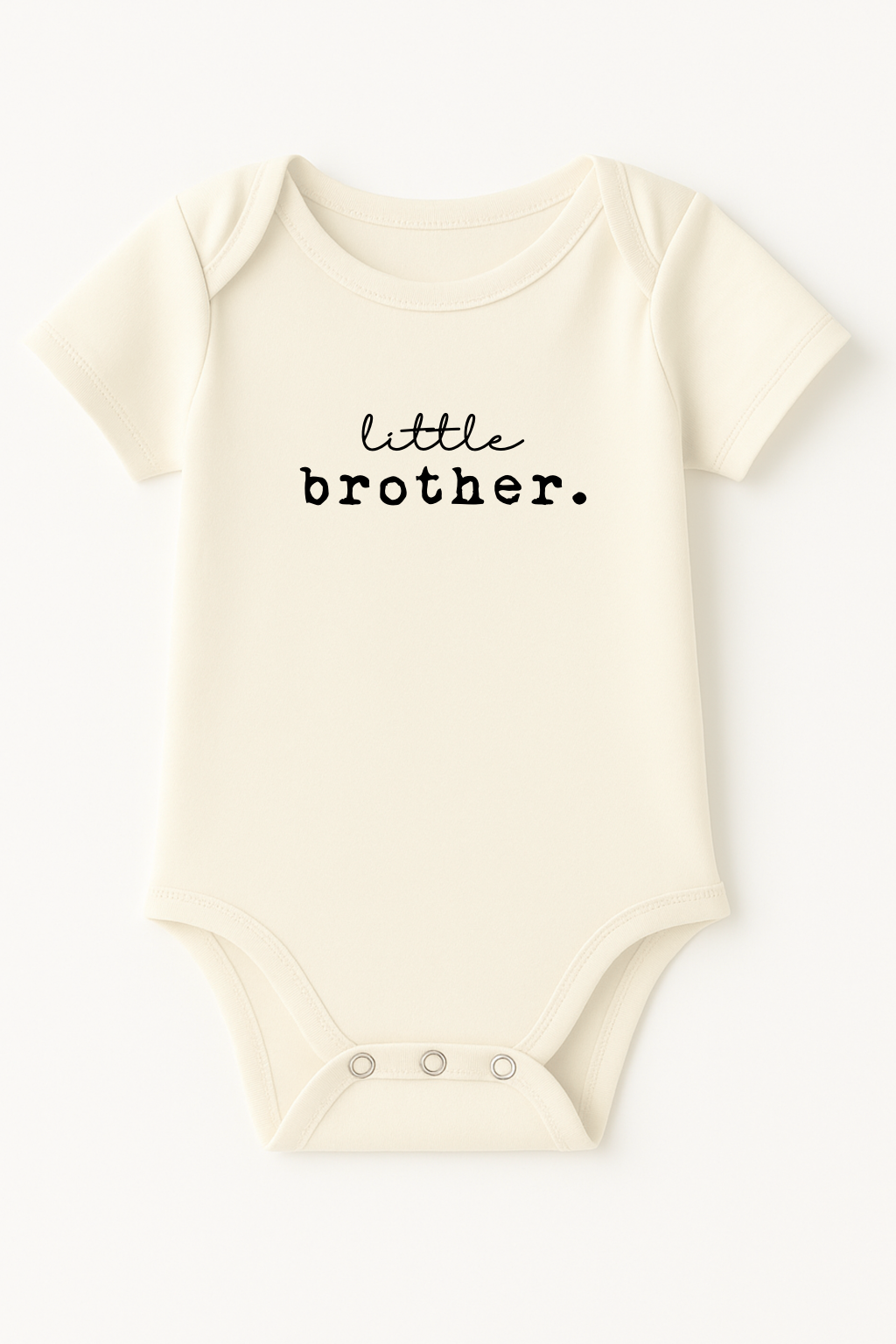 Little Brother Organic Cotton Short Sleeve Baby Bodysuit — Tenth & Pine