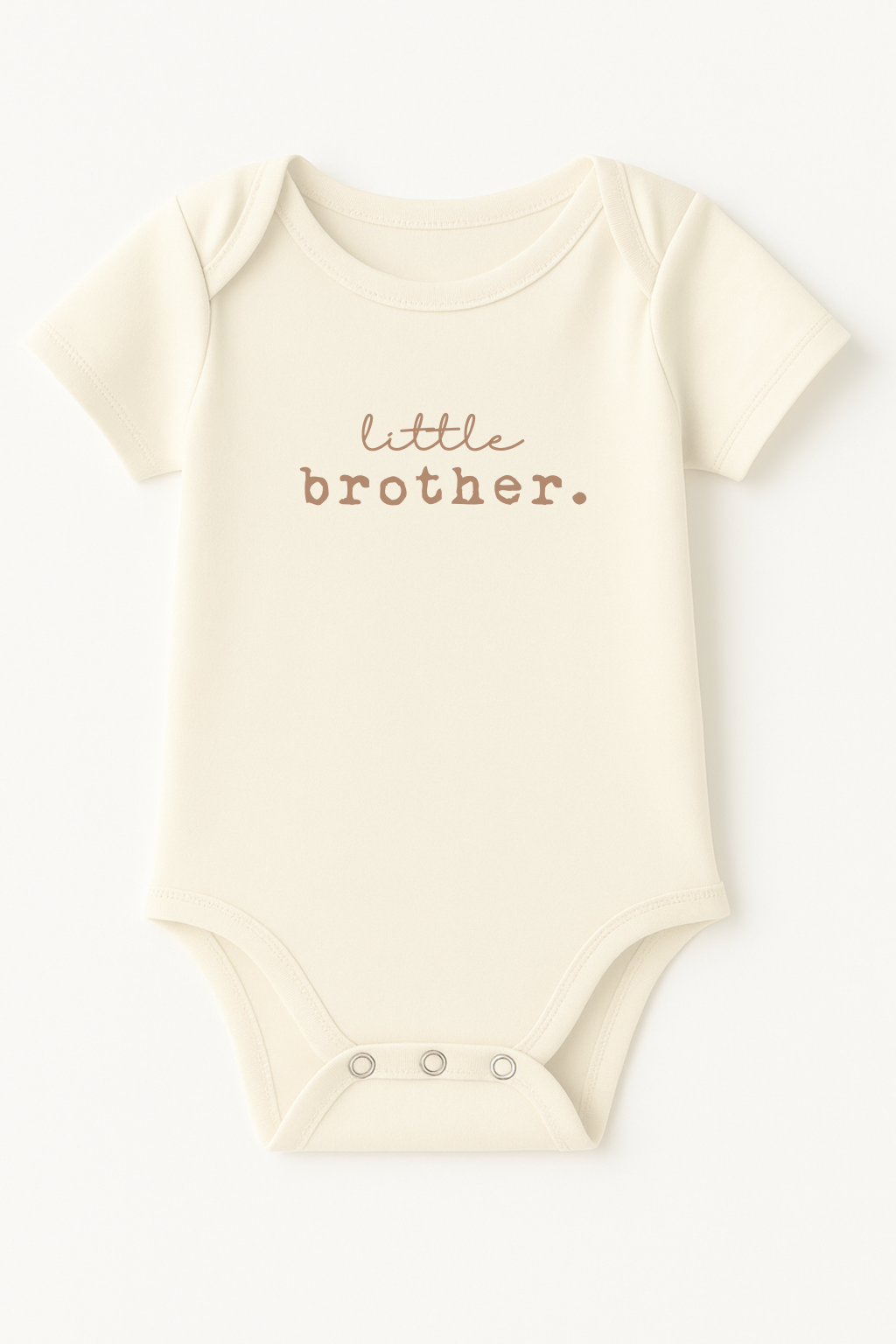 Little Brother Clay Organic Cotton Baby Bodysuit Short Sleeve — Tenth & Pine