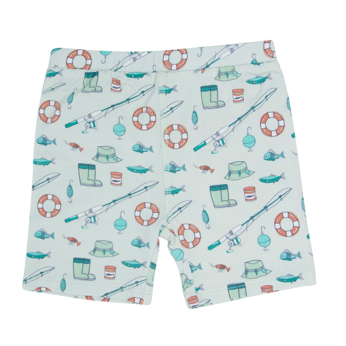 Fishing Poles Summer Pajama Set — Sweet Bamboo