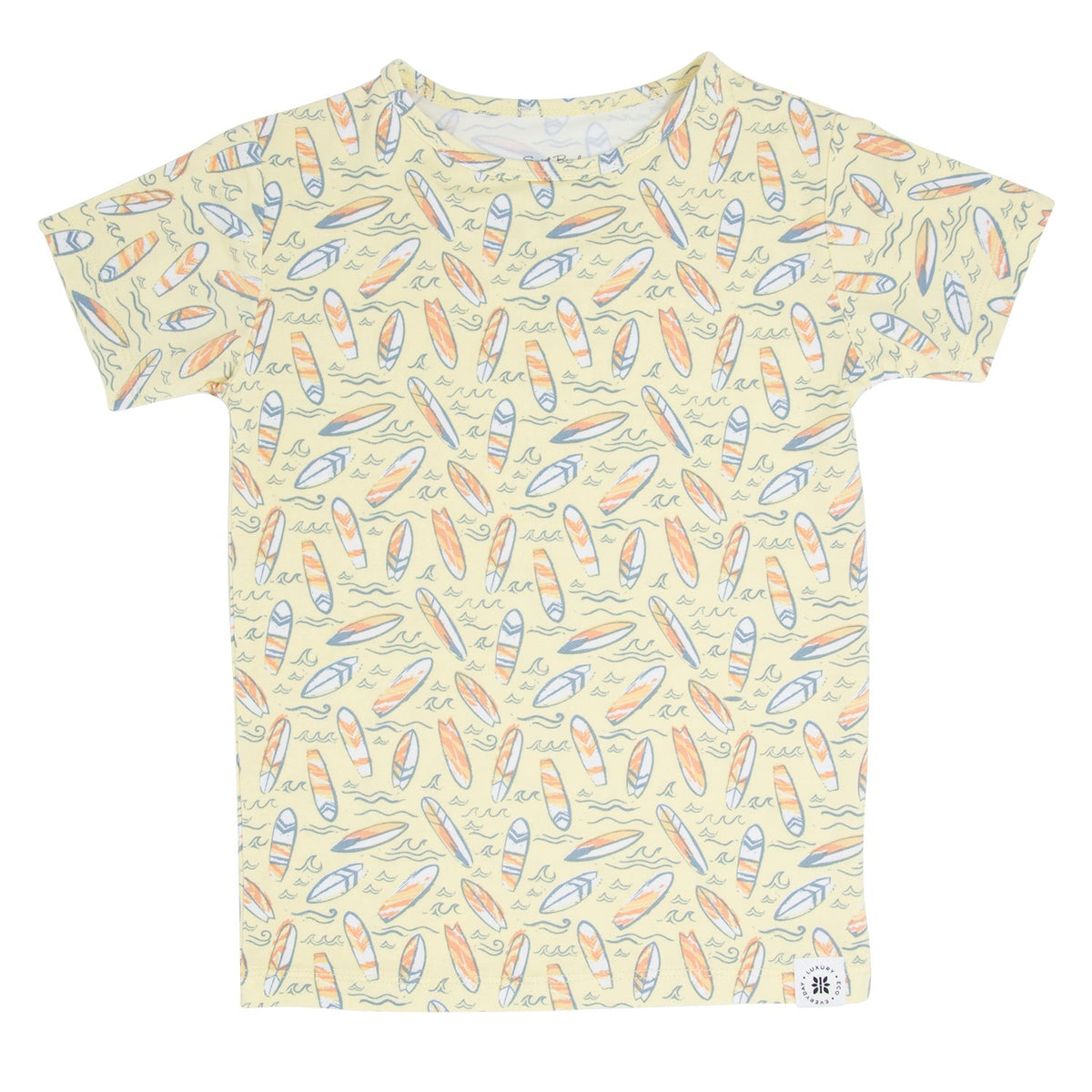 Surfboard Waves Summer Pajama Set — Sweet Bamboo