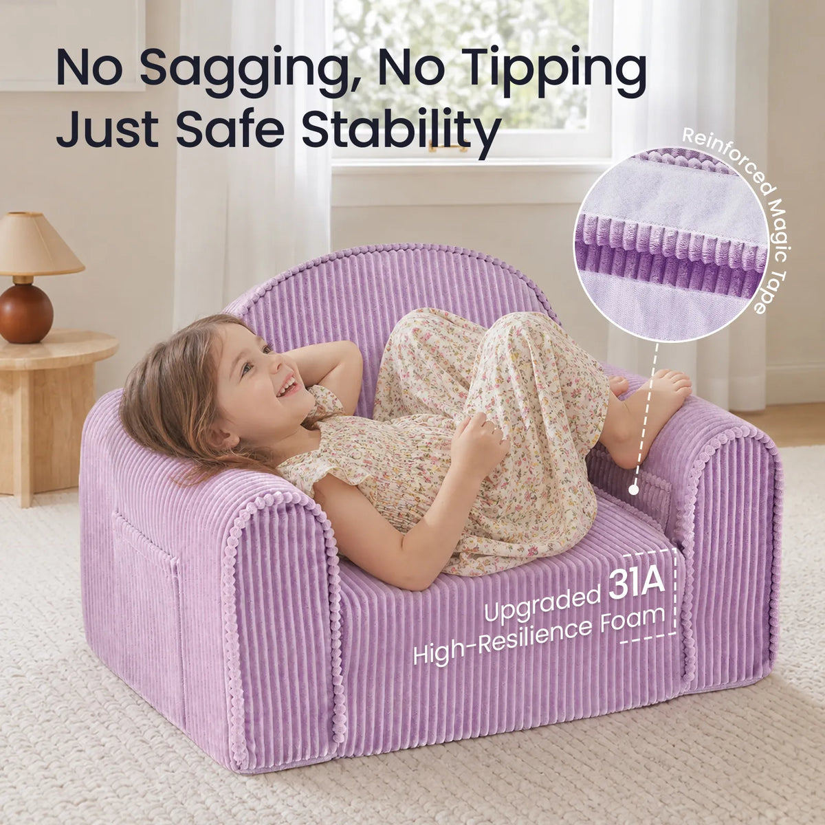 Tiny Land® GentleSnug Corduroy Kid Chair — Tiny Land