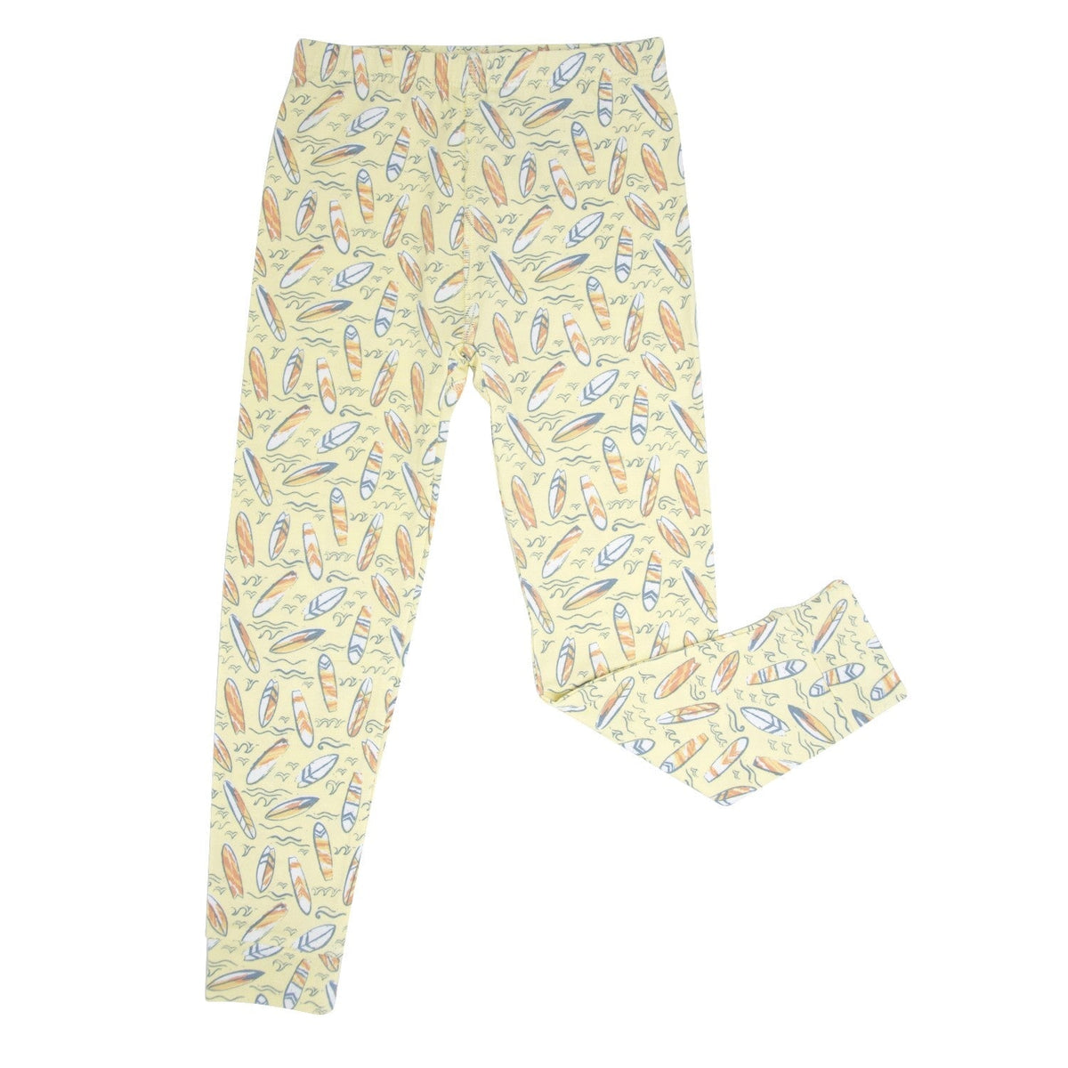 Surfboard Waves Big Kid Pajama S/S — Sweet Bamboo