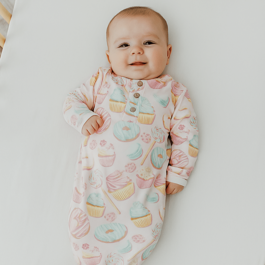 Sweet Tooth Knotted Gown — Sweet Bamboo