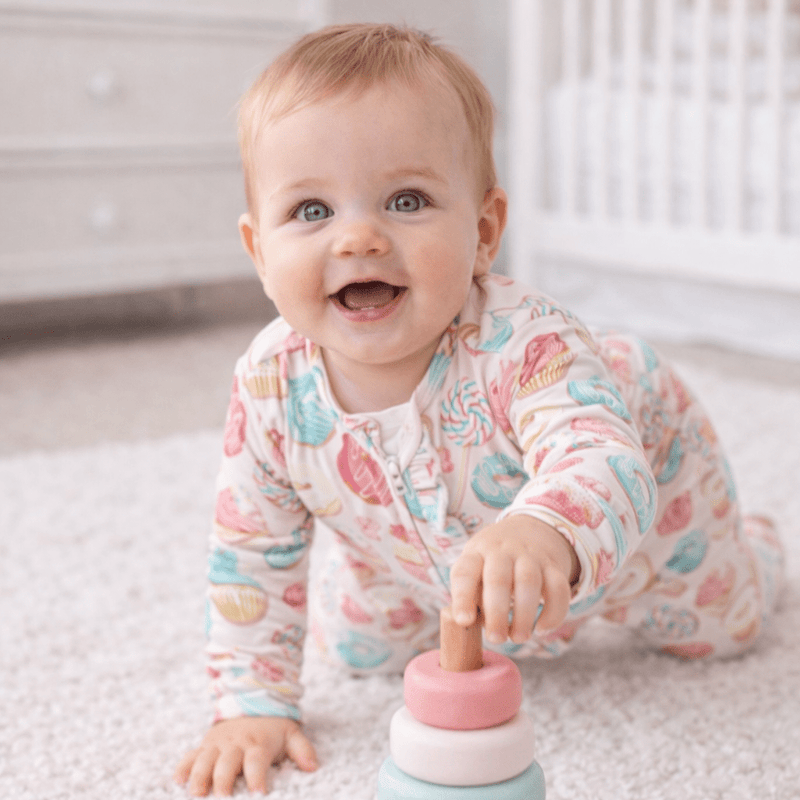 Sweet Tooth Ruffle Footie — Sweet Bamboo