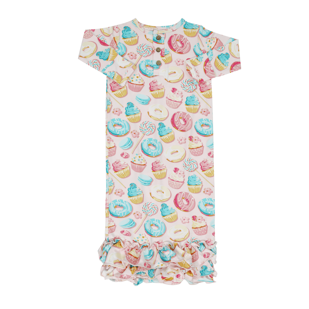 Sweet Tooth Ruffle Gown — Sweet Bamboo