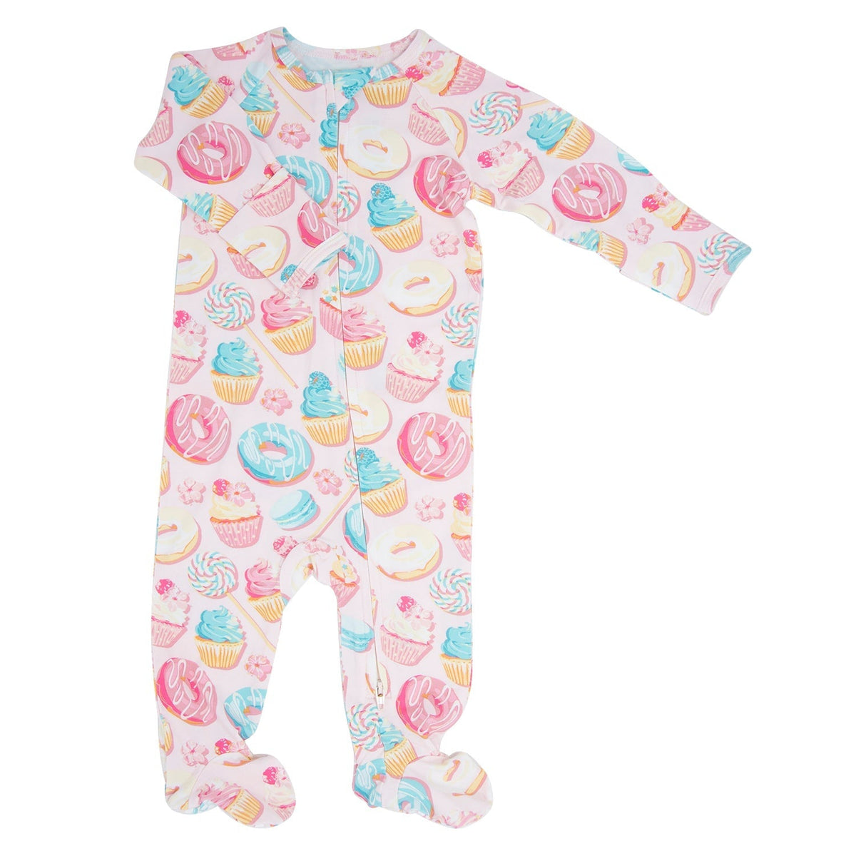 Sweet Tooth Zipper Footie — Sweet Bamboo