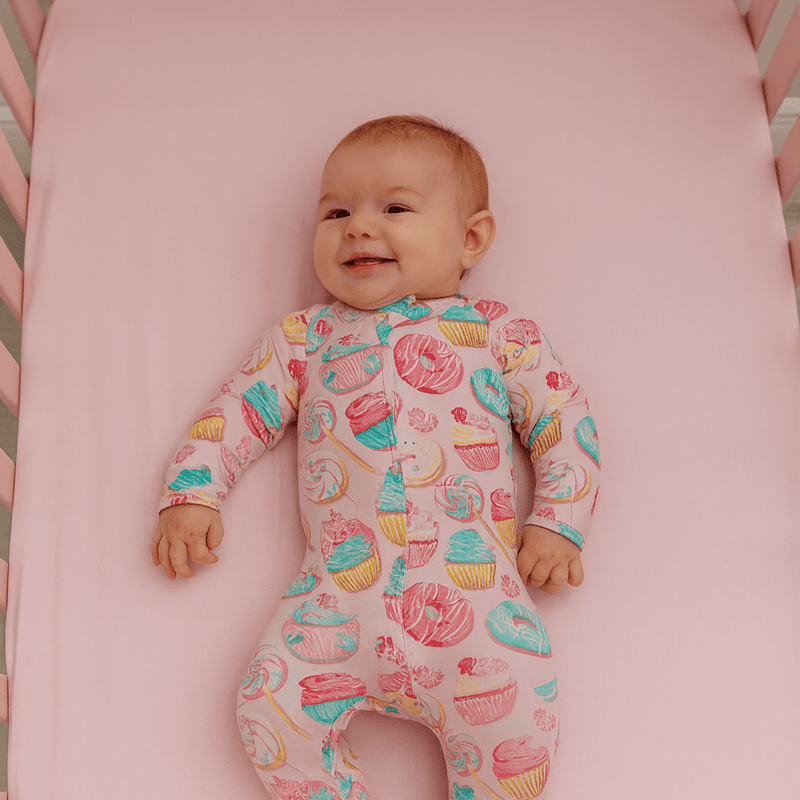 Sweet Tooth Zipper Footie — Sweet Bamboo