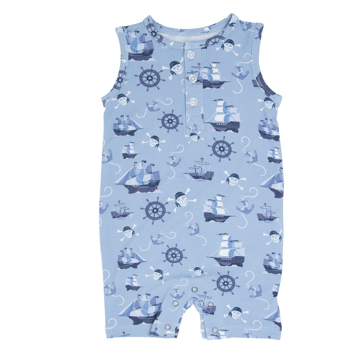 Pirate Ships Tank Romper — Sweet Bamboo