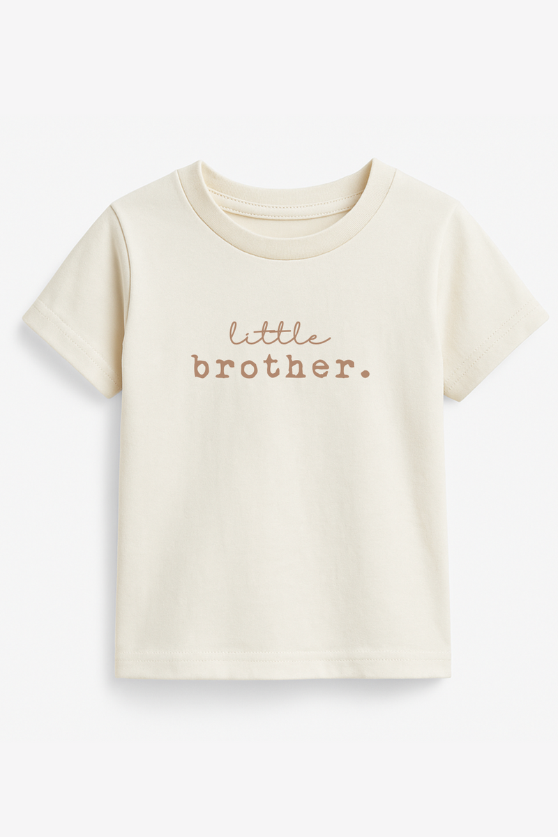 Little Brother Clay Organic Cotton Short Sleeve Toddler T-Shirt — Tenth & Pine