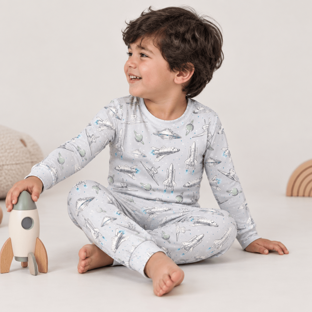 Up and Away Big Kid Pajama — Sweet Bamboo